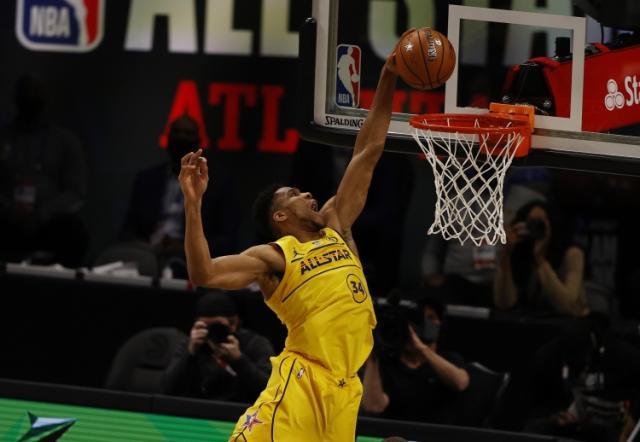 NBA全明星正赛评分：6人获评A级 欧洲内线水土不服